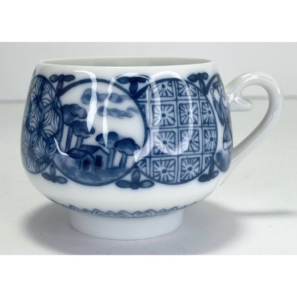 Ching-Te-Chen International, Set of 3 VTG Demitasse Cups 2”, Saucers 3.75” Japan - Picture 6 of 10